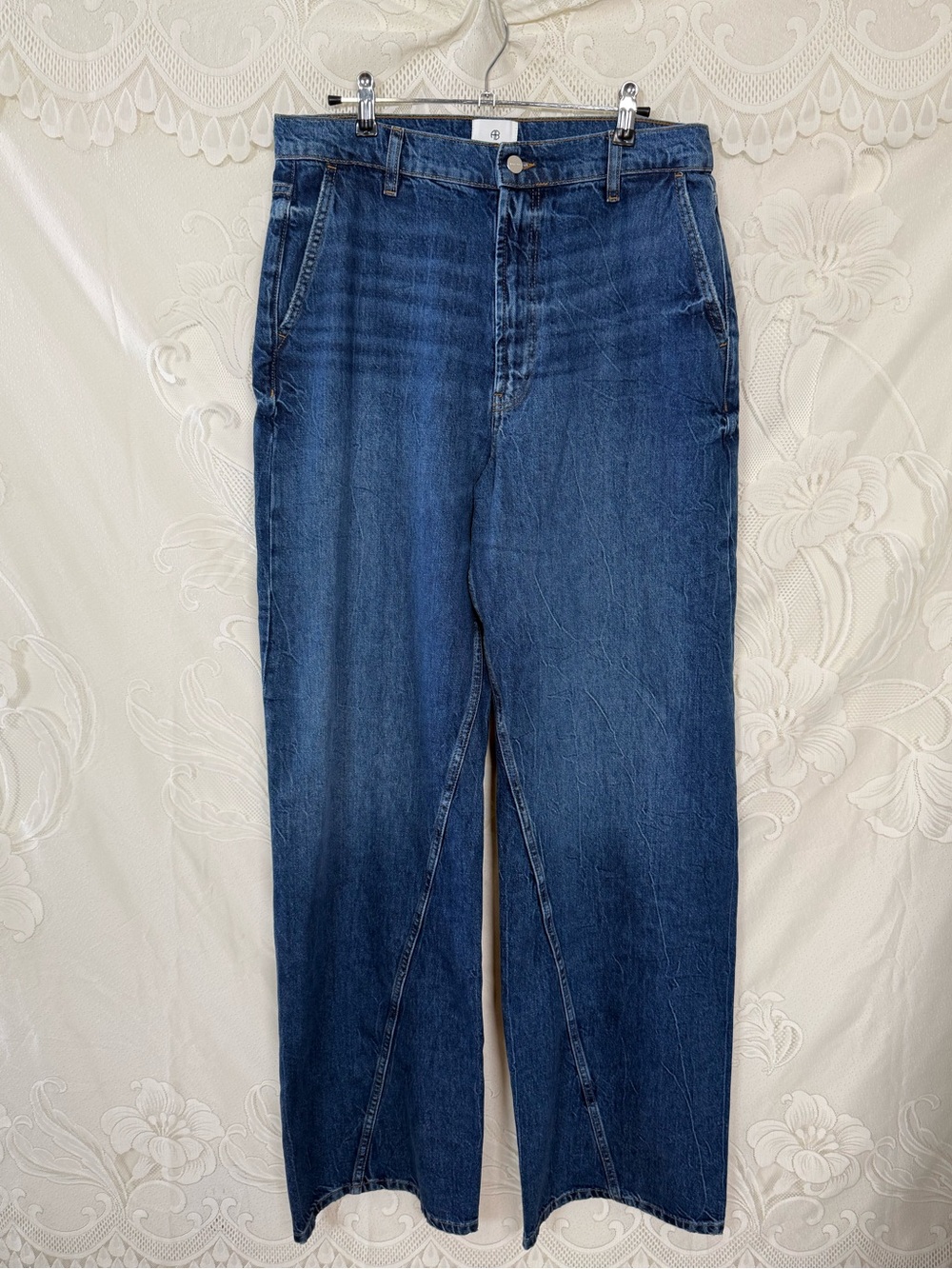 ANINE BING Briley High Rise Wide Leg Jeans - Picture 2 of 9